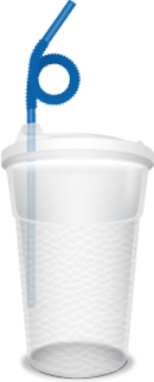 Dark Blue Kids Reusable Cup