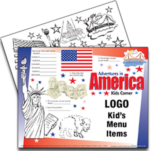 Around the World with Kidstar Children's Placemats