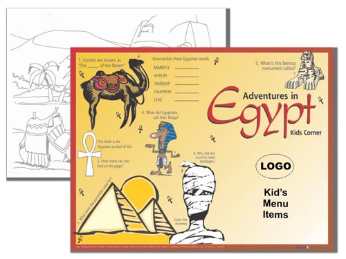Around the World with Kidstar Children's Placemats