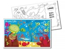 Adventure Pack with Do- It-Yourself printing area placemats.  100 placemats of each design:  Dra...