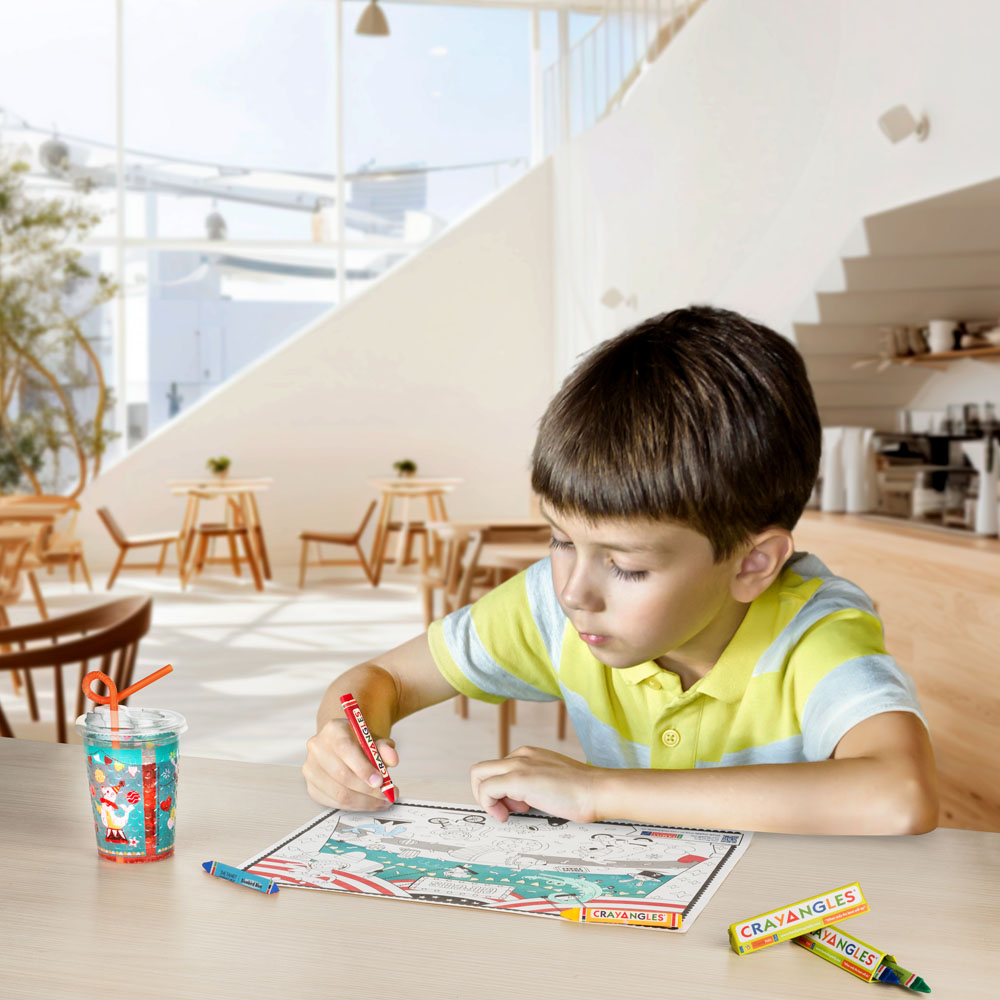 4pack Triangular Crayons, Box Packed - Item 1T4B(360) Bulk Triangle ...