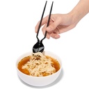 SporkStick™ 4-in-1 disposable utensils, black