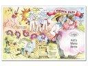 Fiesta Fun Children's Placemats 11 X 17