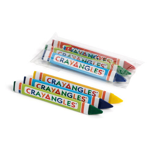 3pk Triangular Crayons, Cello Packed x750