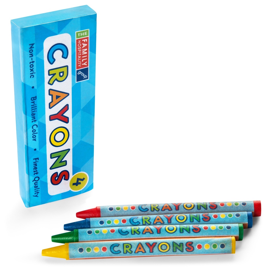 4pk Round Crayons, Boxed (200pks)