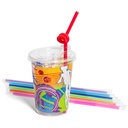 12oz Kids Cups, Thermoformed, with Lids and Straws - Active Theme (250 kits)