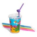 12oz Kids Cups, Thermoformed, with Lids and Straws - Sea Theme (250 kits)