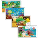 Adventure Pack variety pack children's placemats, 8.5x14in (400pk)