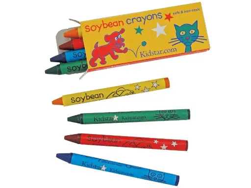 [2RS4B(250)] Soybean Crayons, Round, 4pk, Boxed (250pks)