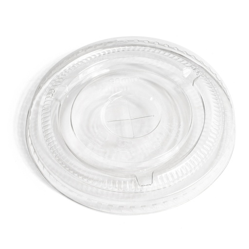 [590PE-LID] Lids-90mm Sip-Slot-Spout PET Clear, fits FHG paper cups, (1,000 pcs)